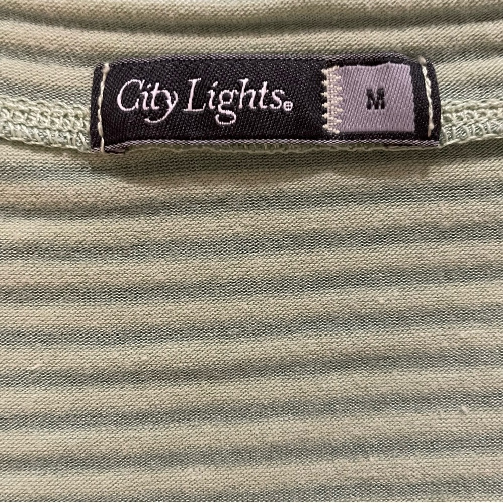 City Lights green striped sundress - Picture 10 of 13